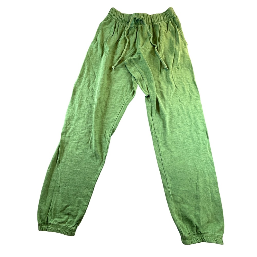 Pink Victoria's Secret Green Marled Jogger Pants Drawstring Size Small